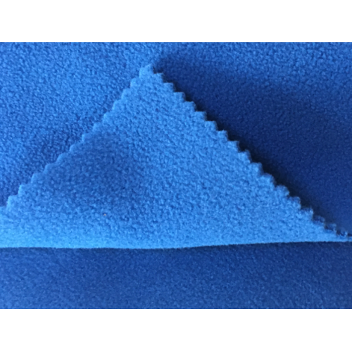 Polyester dyed micro bonded polar fleece fabric